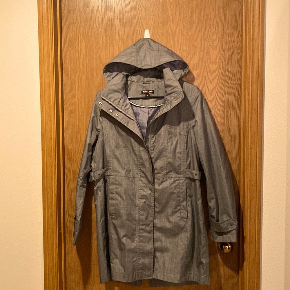 Gray Kirkland Trench Coat Medium